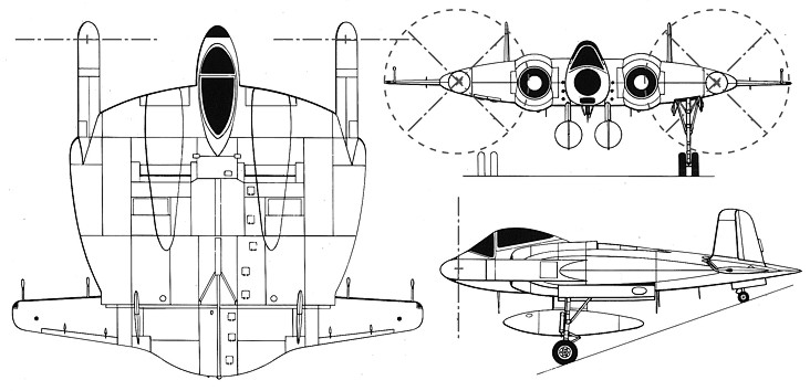 plans for model chance vought xf5u
