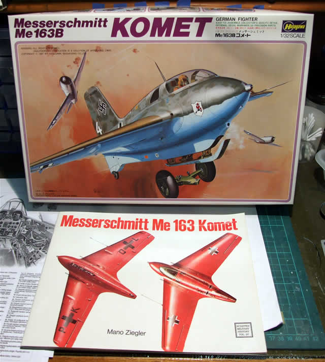 Hasegawa Me 163 Komet Under 50 Group Build Large Scale Planes