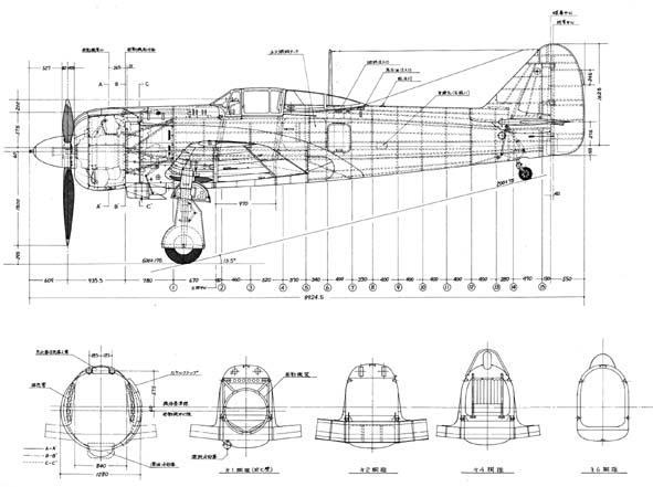 Ki 61 hien чертежи